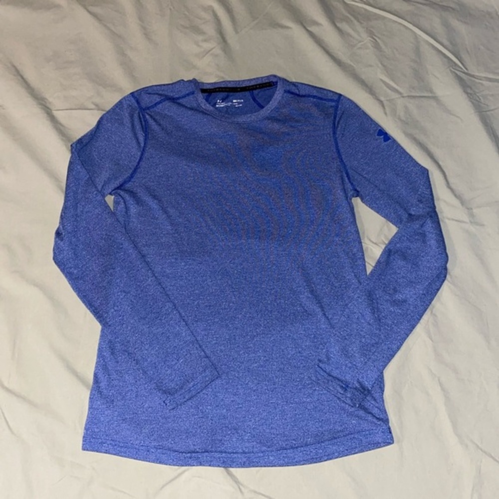 Under Armor Blue Long Sleeve Shirt!